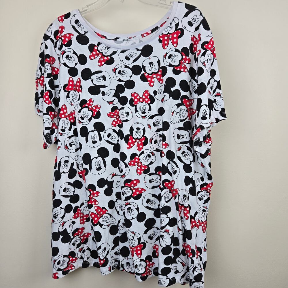 Disney Minnie Mouse Shirt All over Graphic 2X
